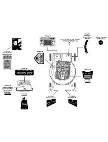Label Map Cc999es parts for Cub Cadet Home Maintenance Self-Propelled Walk-Behind Mower 12AE999V010 / 2011 from AppliancePartsPros.com