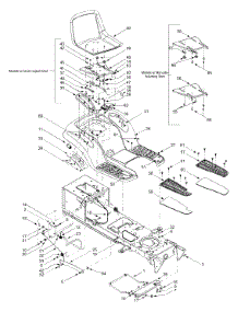 Fender, Seat, Battery parts for Estate Lawn Tractor 13AT618G205 / 2003 from AppliancePartsPros.com