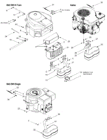 Engine Accessories parts for Estate Lawn Tractor 13AT618G706 / 2004 from AppliancePartsPros.com