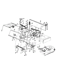 Deck Lift & Hanger Assembly parts for Hechinger Lawn Tractor 06-338677 / 1993 from AppliancePartsPros.com