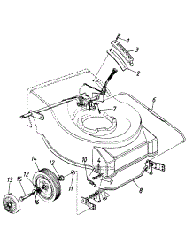 Parts02 parts for Hechinger Self-Propelled Walk-Behind Mower 129-476B372 / 06-425797 from AppliancePartsPros.com
