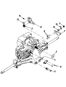 Transmission Complete parts for Hechinger Lawn Tractor 135Q695G372 / 1995 from AppliancePartsPros.com