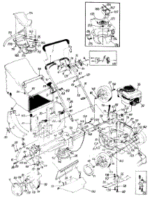 Parts parts for Heritage / Agway Self-Propelled Walk-Behind Mower 120-848R019 / 820-361 from AppliancePartsPros.com