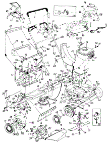 Parts parts for Heritage / Agway Self-Propelled Walk-Behind Mower 128-176E019 / 1988 from AppliancePartsPros.com