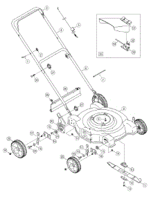 General Assembly parts for Huskee / Husky Push Walk-Behind Mower 11A-034D731 / 2006 from AppliancePartsPros.com