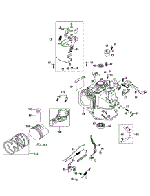 5P70ml Crankcase parts for Huskee / Husky Push Walk-Behind Mower 11A-54M7031 / 2010 from AppliancePartsPros.com