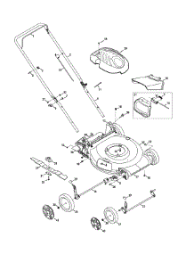 General Assembly parts for Huskee / Husky Push Walk-Behind Mower 11A-A0JT731 / 2013 from AppliancePartsPros.com