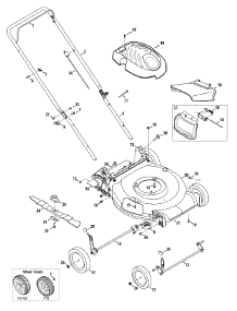 General Assembly 11A-A0x parts for Huskee / Husky Push Walk-Behind Mower 11A-A0K7231 / 2012 from AppliancePartsPros.com