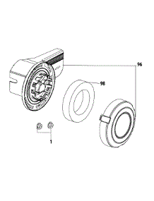 5T65ru Air Cleaner parts for Huskee / Husky Push Walk-Behind Mower 11A-B0SD731 / 2015 from AppliancePartsPros.com