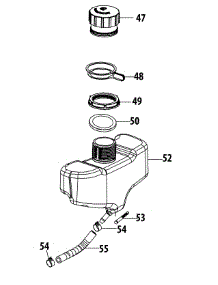 5T65ru Fuel Tank parts for Huskee / Husky Push Walk-Behind Mower 11A-B0SD731 / 2015 from AppliancePartsPros.com