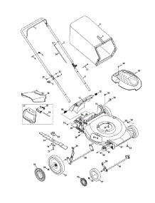 General Assembly 11A-B2 parts for Huskee / Husky Push Walk-Behind Mower 11A-B2M7031 / 2011 from AppliancePartsPros.com