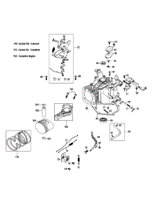 5P70m0c Crankcase parts for Huskee / Husky Push Walk-Behind Mower 11A-B2M7031 / 2012 from AppliancePartsPros.com