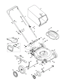 General Assembly parts for Huskee / Husky Push Walk-Behind Mower 11A-B2M7031 / 2013 from AppliancePartsPros.com