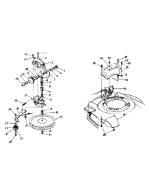 Transmission And Belt Guard parts for Huskee / Husky Self-Propelled Walk-Behind Mower 124-528F131 / 1994 from AppliancePartsPros.com