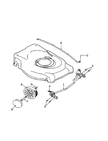 Front Axle Assembly & Height Adjuster parts for Huskee / Husky Self-Propelled Walk-Behind Mower 12A-379B131 / 2001 from AppliancePartsPros.com