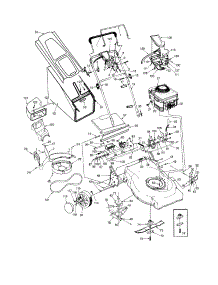 General Assembly parts for Huskee / Husky Self-Propelled Walk-Behind Mower 12A-388T131 / 1997 from AppliancePartsPros.com