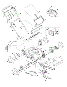 General Assembly parts for Huskee / Husky Self-Propelled Walk-Behind Mower 12A-46MC031 / 2009 from AppliancePartsPros.com
