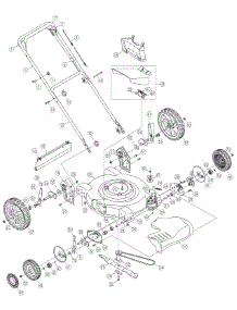 General Assembly parts for Huskee / Husky Self-Propelled Walk-Behind Mower 12A-529R730 / 2006 from AppliancePartsPros.com
