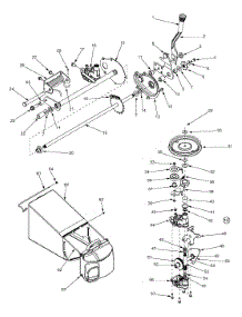 Transmission & Bag parts for Huskee / Husky Self-Propelled Walk-Behind Mower 12A-979K730 / 2005 from AppliancePartsPros.com
