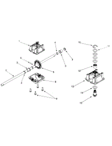 Transmission Assembly parts for Huskee / Husky Self-Propelled Walk-Behind Mower 12B-263A131 / 2000 from AppliancePartsPros.com