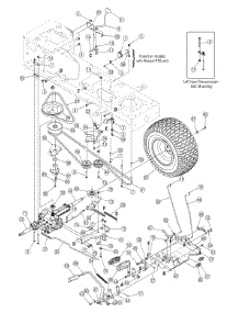 Drive parts for Huskee / Husky Lawn Tractor 13AB606H730 / 2005 from AppliancePartsPros.com