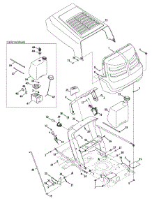 Hood & Dash parts for Huskee / Husky Lawn Tractor 13AC76LF031 / 2010 from AppliancePartsPros.com