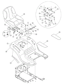 Fender Assembly parts for Huskee / Husky Lawn Tractor 13AD771G731 / 2006 from AppliancePartsPros.com