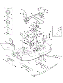 Mower Deck 42 Inch parts for Huskee / Husky Lawn Tractor 13AJ771G031 / 2009 from AppliancePartsPros.com