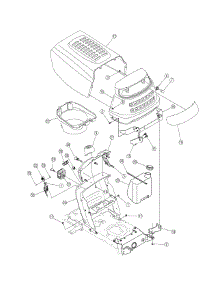 Hood Assembly Style 1 parts for Huskee / Husky Lawn Tractor 13AJ791G731 / 2005 from AppliancePartsPros.com