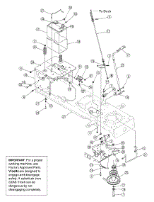 Pto parts for Huskee / Husky Lawn Tractor 13AL606G730 / 2005 from AppliancePartsPros.com