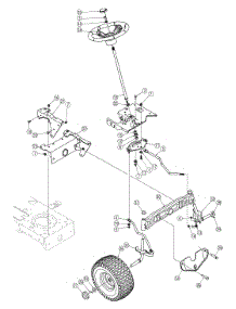 Steering Assembly parts for Huskee / Husky Lawn Tractor 13AL606G730 / 2005 from AppliancePartsPros.com