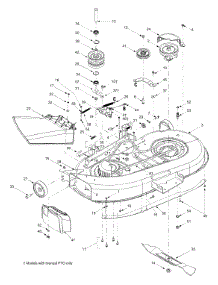 Deck Assembly 42 Inch parts for Huskee / Husky Lawn Tractor 13AL608G731 / 2004 from AppliancePartsPros.com