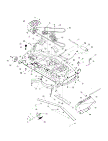 Deck 54 parts for Huskee / Husky Lawn Tractor 13AP625K730 / 2007 from AppliancePartsPros.com