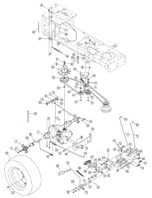 Drive & Wheels Rear parts for Huskee / Husky Lawn Tractor 13AP625K730 / 2007 from AppliancePartsPros.com