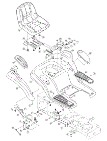 Seat & Deck Lift parts for Huskee / Husky Lawn Tractor 13AP625K730 / 2007 from AppliancePartsPros.com
