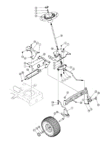 Steering Assy parts for Huskee / Husky Lawn Tractor 13AR606P730 / 2005 from AppliancePartsPros.com