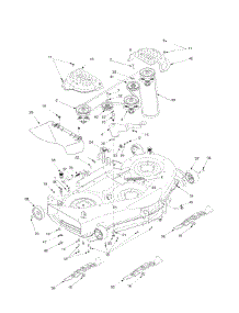 Deck Assembly 50 Inch parts for Huskee / Husky Lawn Tractor 13AR608P731 / 2004 from AppliancePartsPros.com