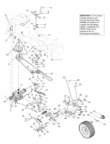 Drive, Controls, Wheels Rear parts for Huskee / Husky Lawn Tractor 13AR608P731 / 2004 from AppliancePartsPros.com
