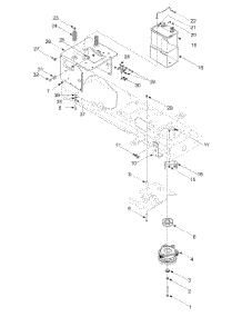 Pto, Battery, Frame parts for Huskee / Husky Lawn Tractor 13AR608P731 / 2004 from AppliancePartsPros.com