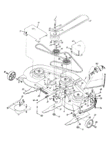 Deck Assembly "H", Deck Belts parts for Huskee / Husky Lawn Tractor 13AS673H131 / 1999 from AppliancePartsPros.com
