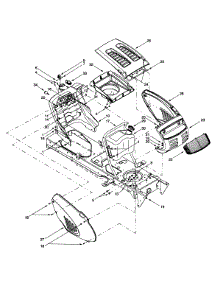 Hood Style 9 parts for Huskee / Husky Lawn Tractor 13AU609H131 / 1999 from AppliancePartsPros.com