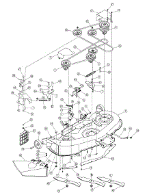 Deck Assembly parts for Huskee / Husky Lawn Tractor 13AX605H730 / 2006 from AppliancePartsPros.com