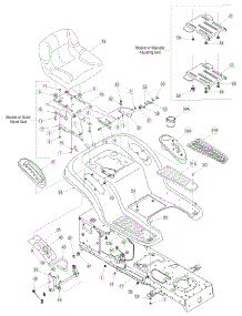 Seat And Fender parts for Huskee / Husky Lawn Tractor 13AX605H730 / 2006 from AppliancePartsPros.com