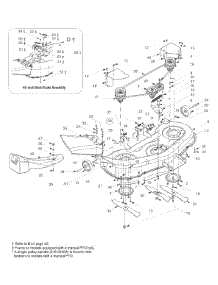 Deck Assembly H parts for Huskee / Husky Lawn Tractor 13BS608H131 / 2003 from AppliancePartsPros.com