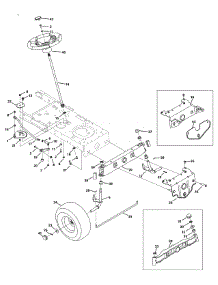 Front End Steering parts for Huskee / Husky Lawn Tractor 13BX775H031 / 2009 from AppliancePartsPros.com