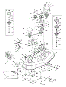 Mower Deck 46 Inch parts for Huskee / Husky Lawn Tractor 13BX775H031 / 2009 from AppliancePartsPros.com