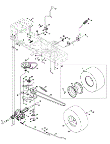 Transmission Drive Assembly parts for Huskee / Husky Lawn Tractor 13WC76LF031 / 2010 from AppliancePartsPros.com
