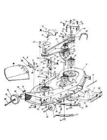 Deck Assembly H parts for Huskee / Husky Garden Tractor 14AI839H131 / 1999 from AppliancePartsPros.com