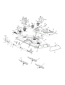 Deck P parts for Huskee / Husky Garden Tractor 14AJ849P131 / 1998 from AppliancePartsPros.com