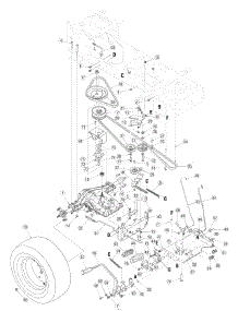 Drive parts for Huskee / Husky Garden Tractor 14AP805K730 / 2006 from AppliancePartsPros.com